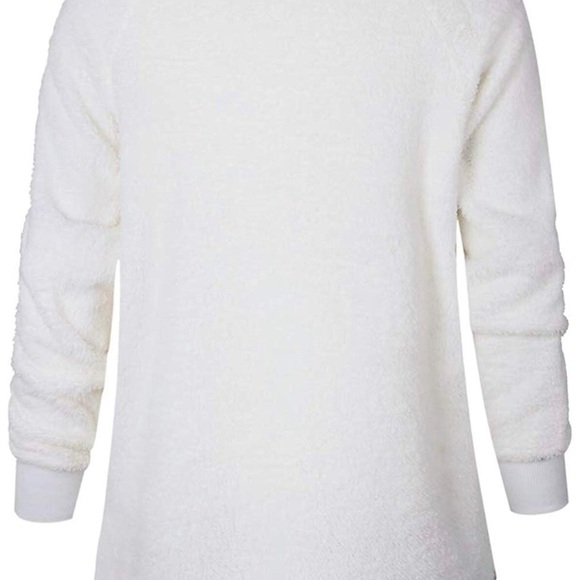 🆕 NWOT Incredibly SOFT Side Snap Fleece Pullover - Picture 4 of 5